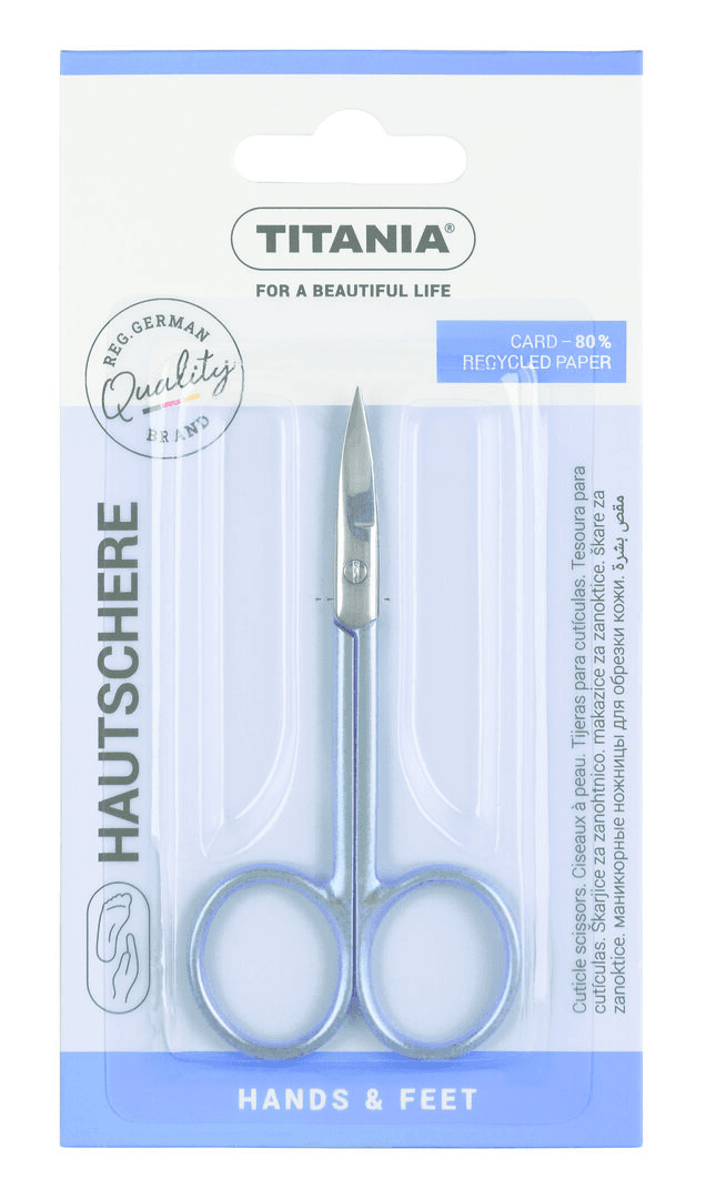 Titania - მაკრატელი ნუნის, ცისფერი, უჟანგავი (დაზიანებული შეფუთვა)