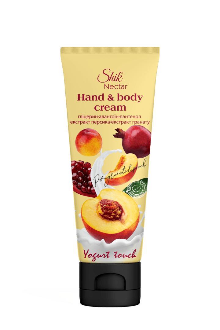 "შიკი" კრემი ხელის და ტანის Nectar ატამი და ბროწეული 75მლ