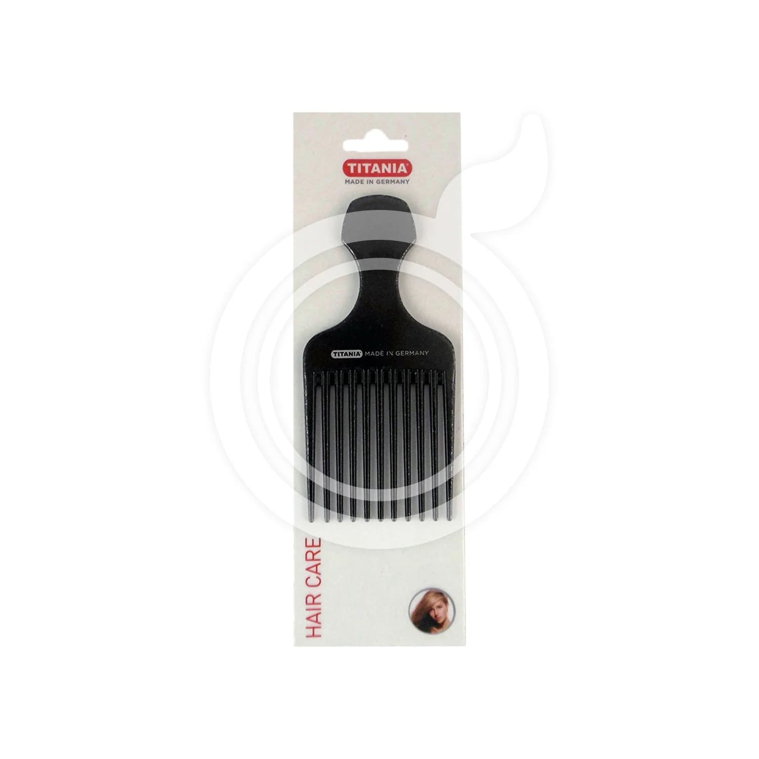 "Titania" - სავარცხელი - თმის სამაგრი პლასტმასის 15სმ