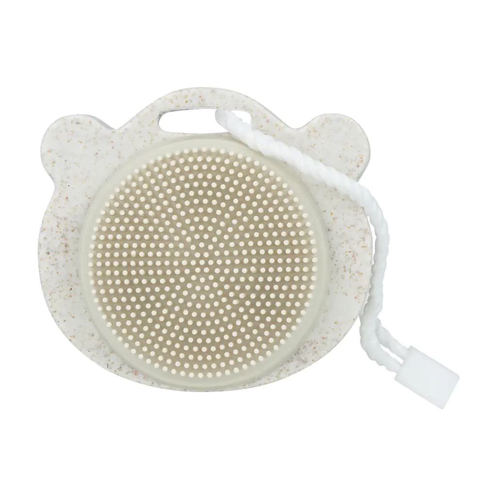 "Titania" - ჯაგრისი სახის დასაბანი, ორმხრივი, ხორბლის ჩალით