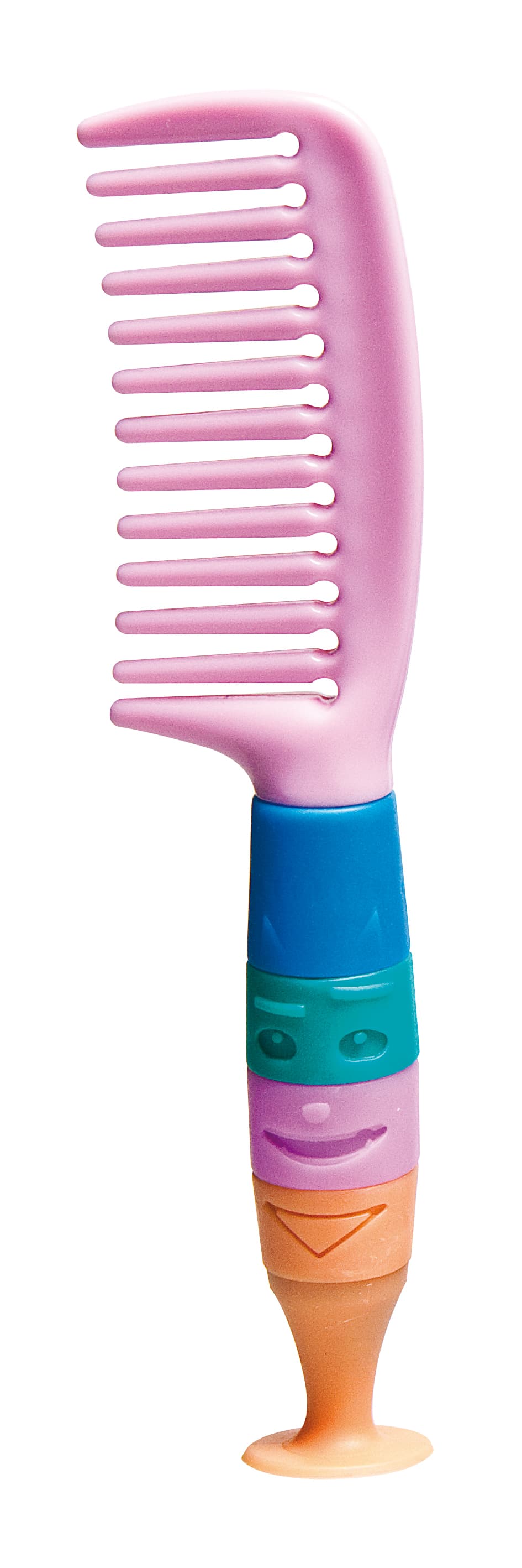 Titania სავარცხელი საბავშვო „HELLO“ სამაგრი ძირით, 18სმ