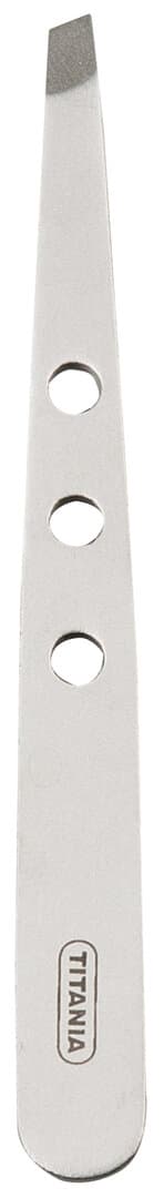 Titania პინცეტი, დახრილი პირით, "INOX" უჟანგავი