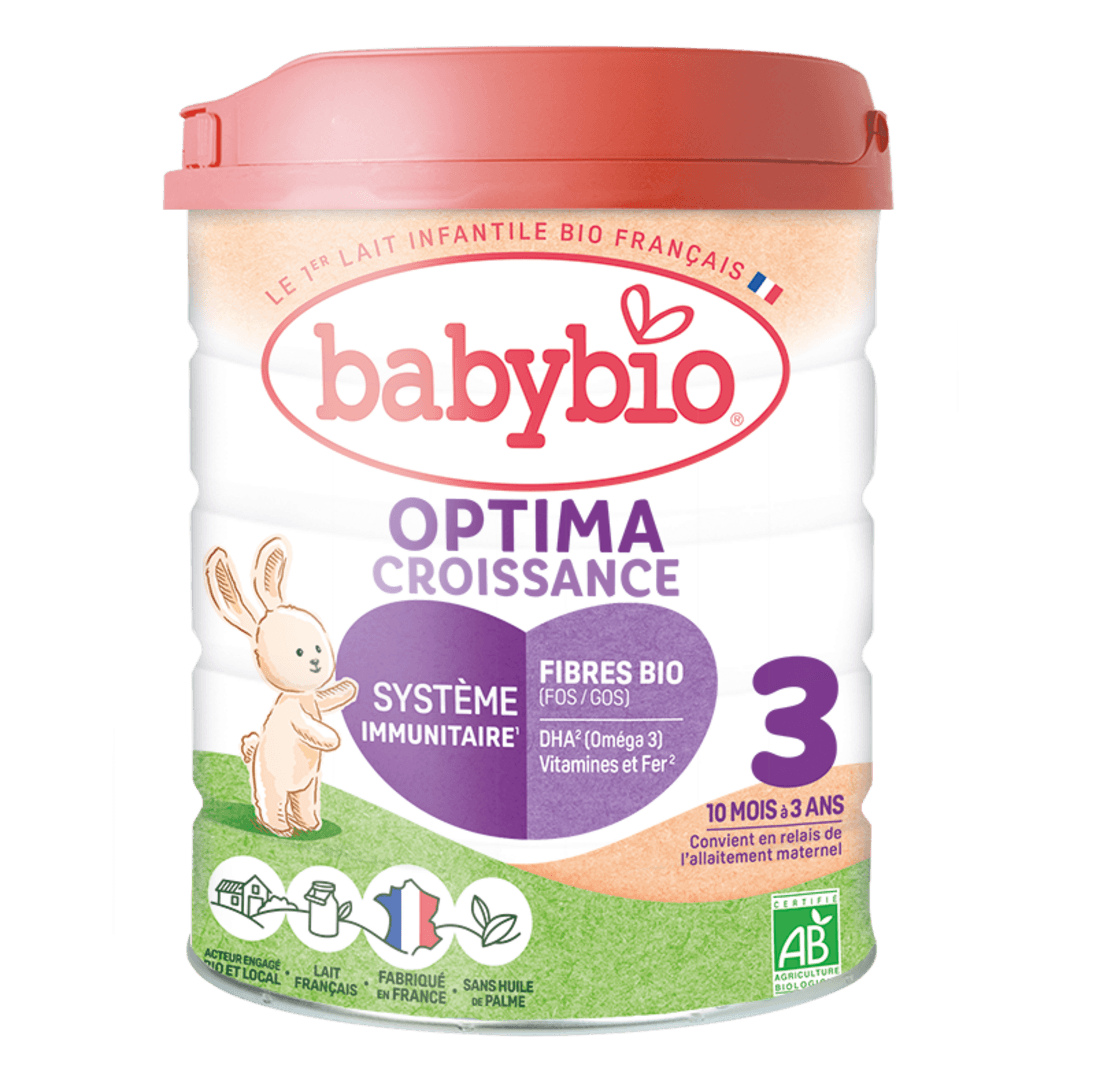 "Babybio" - OPTIMA 3 ადაპტირებული ნარევი, 10-36 თვ, 800 გრ.