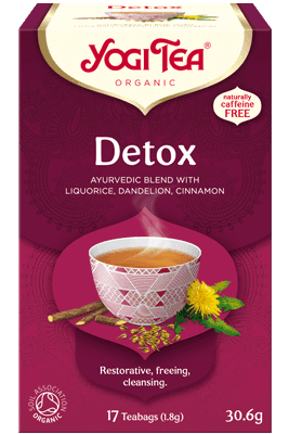 Yogi Tea ორგანული ჩაი დეტოქსი 17 პაკეტი