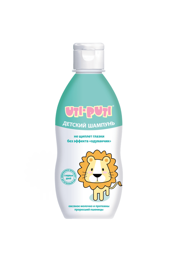 "უტი-პუტი" შამპუნი საბავშვო, შვრიის რძე და ხორბლის პროტეინები, 0 თვიდან 200გ