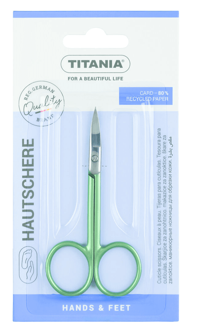 Titania - მაკრატელი ნუნის, მწვანე, უჟანგავი (დაზიანებული შეფუთვა)