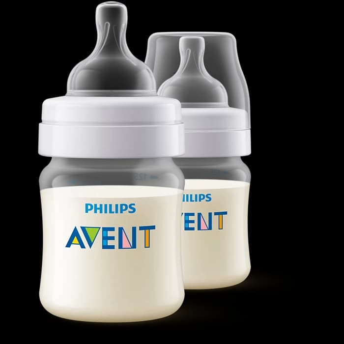"Avent" - SCY100/02 ბოთლი ანტიკოლიკური 125მლ 0 თვიდან 2ც