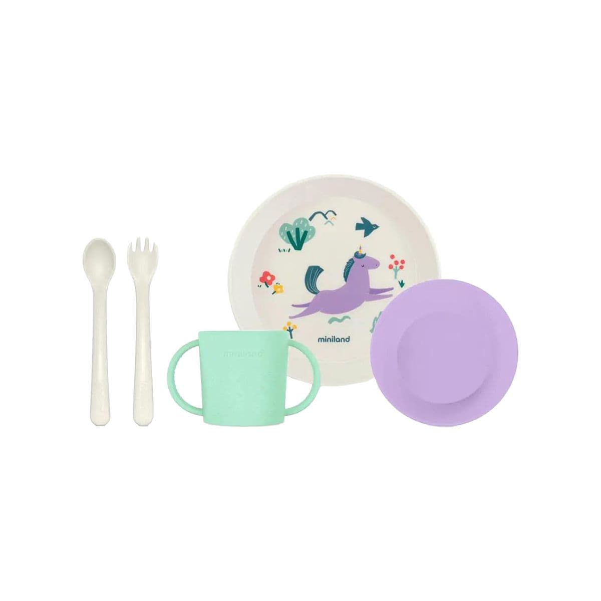 საბავშვო ჭურჭლის ნაკრები 6157 მინილენდი - Miniland