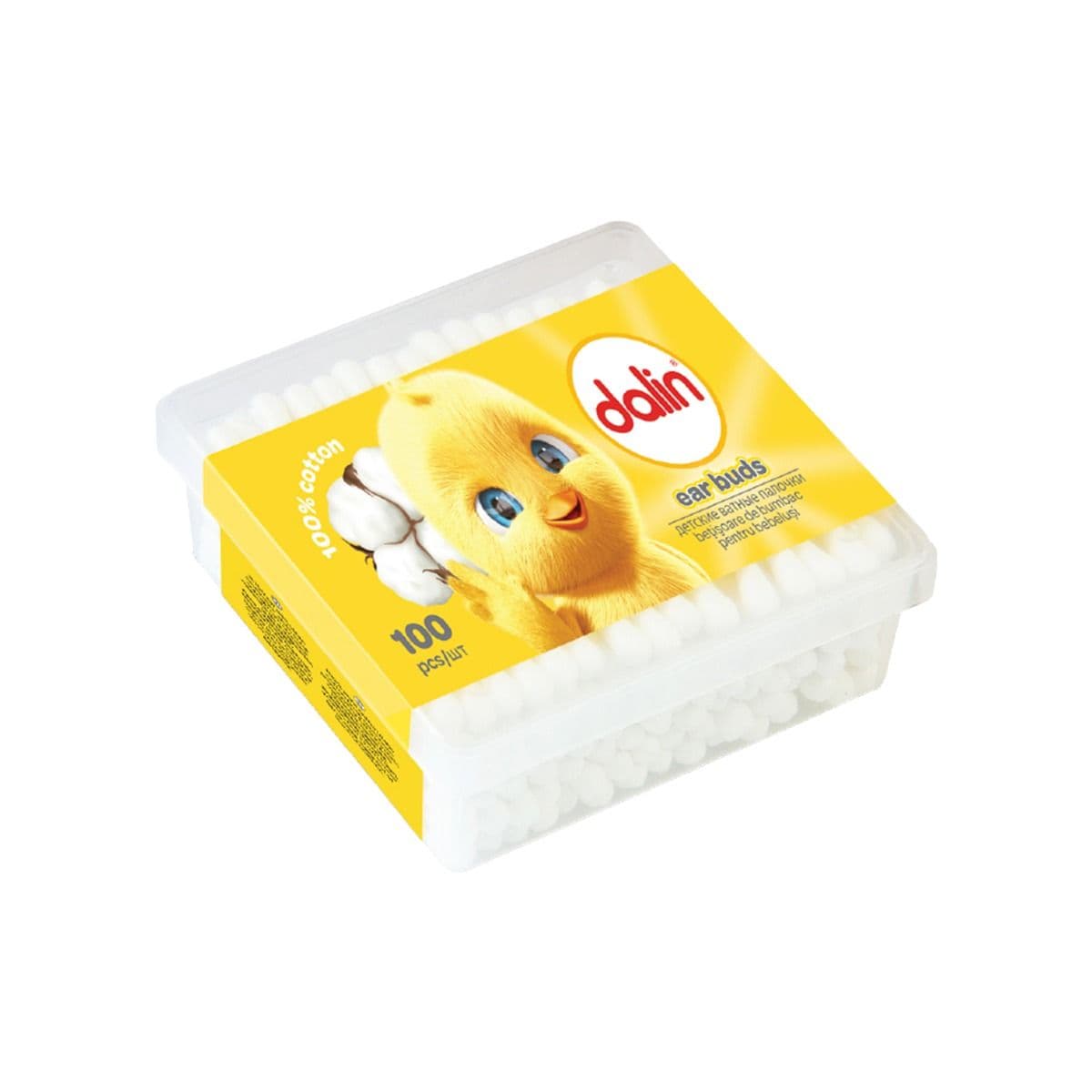 ყურის ჩხირი 100 ცალი 036751 დალინი - Dalin