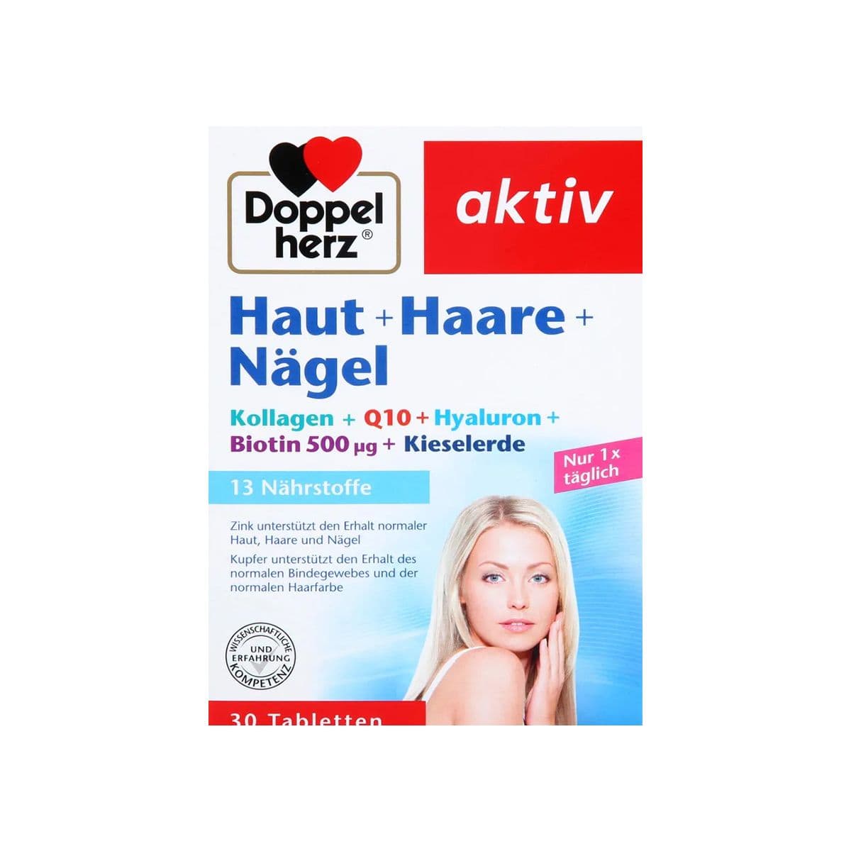 თმა+კანი+ფრჩხილი 30 ტაბლეტი დოპელჰერცი - Doppelherz