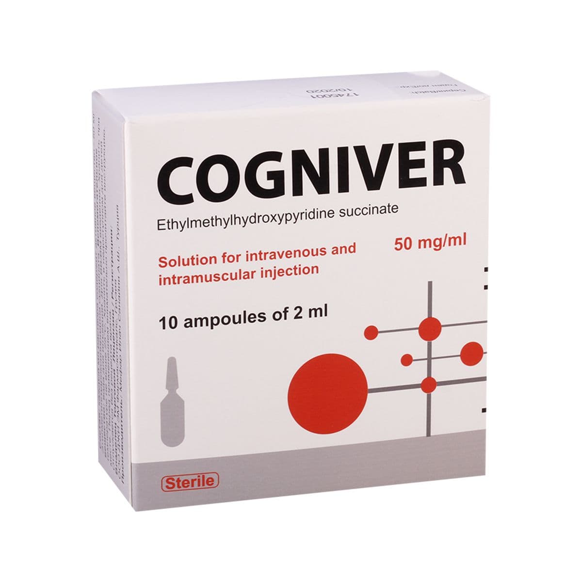 კოგნივერი - Cogniver 50მგ/მლ 2მლ 10 ამპულა