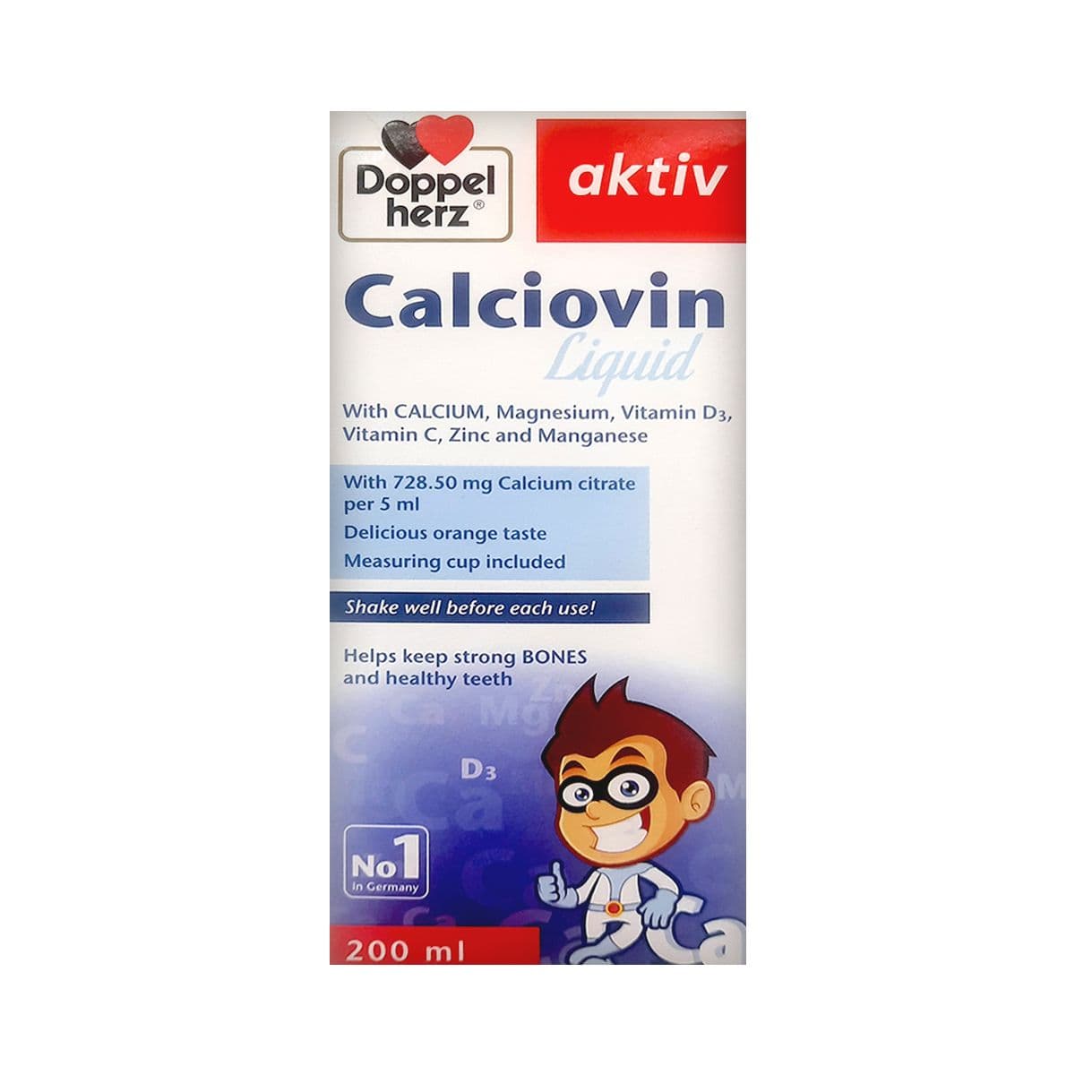დოპელჰერც კალციოვინი - Doppelherz Calciovin 200მლ