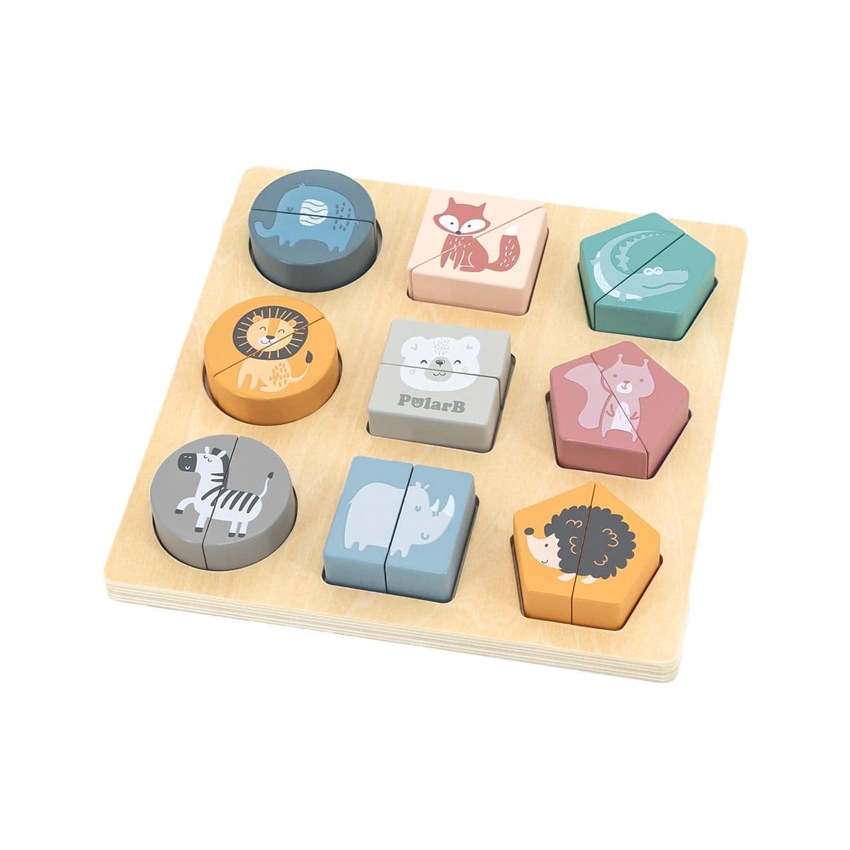 ხის პაზლი 0120 პოლარ ბი - Polar B