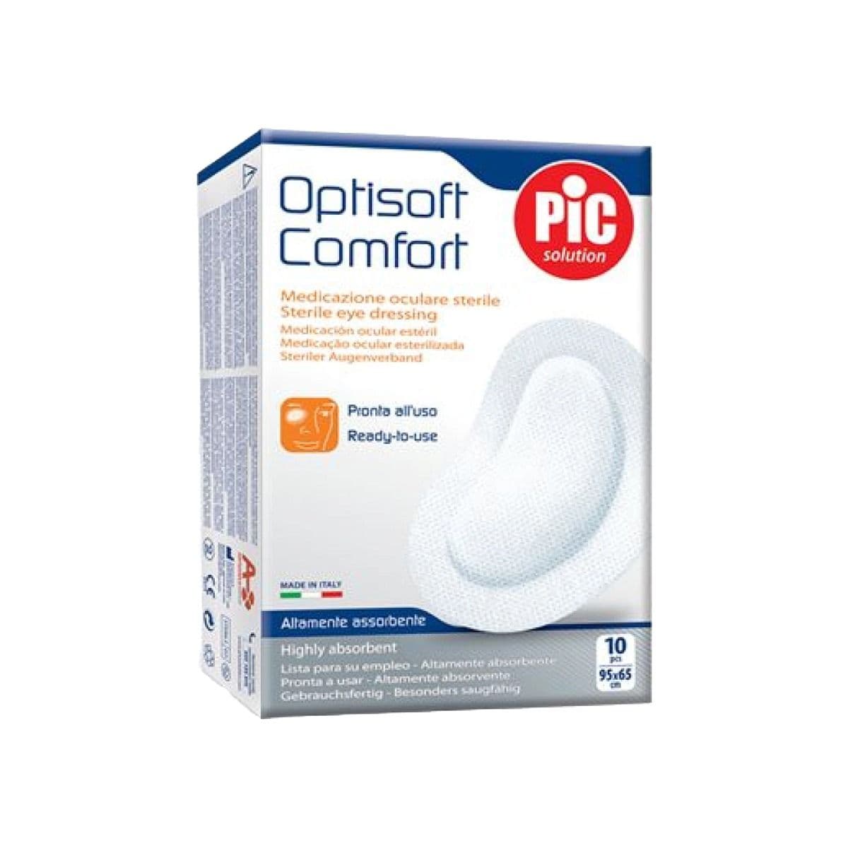 ლეიკოპლასტირი თვალის სტერილური 95X65მმ 10 ცალი პიკი - Pic