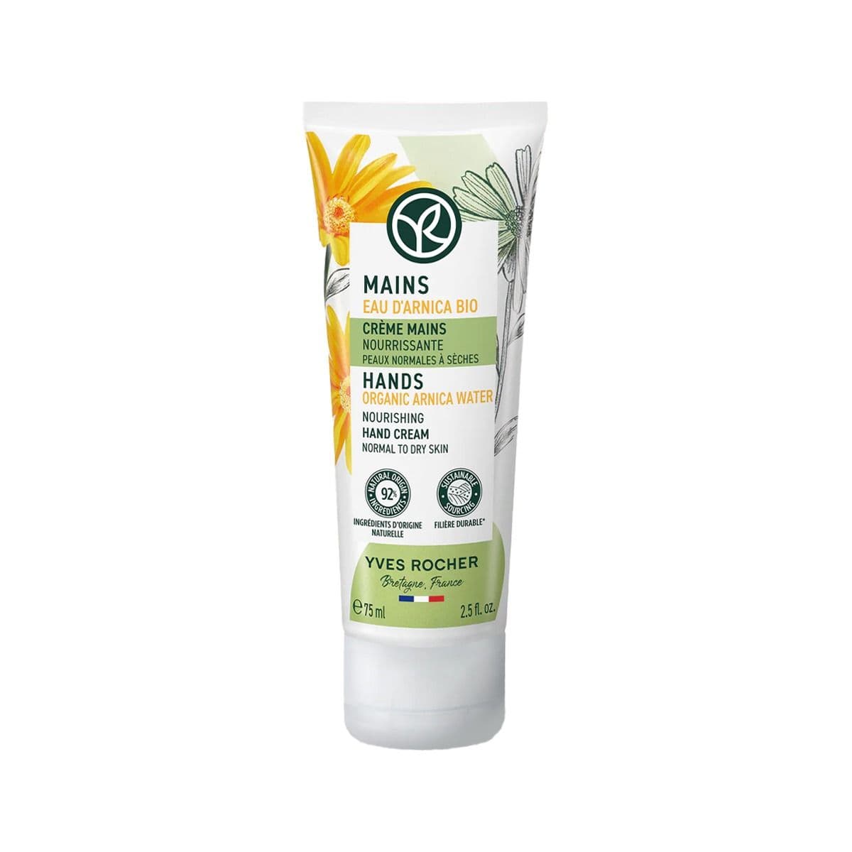 ხელის კრემი მკვებავი 75 მლ 3751 ივ როშე - Yves Rocher