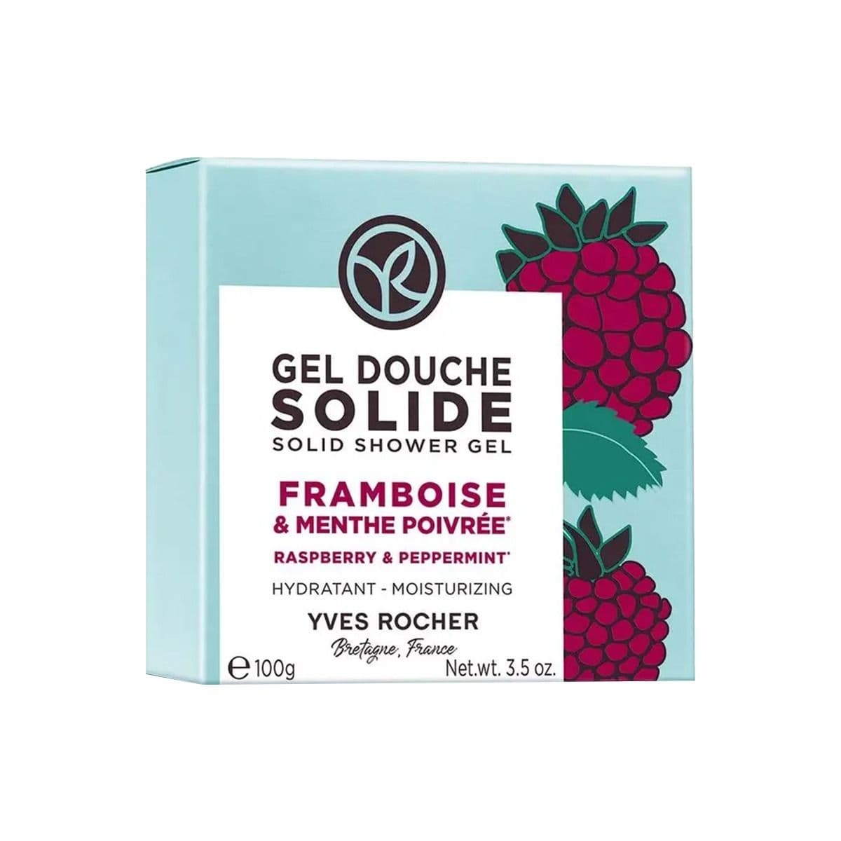 საპონი მყარი ჟოლო და პიტნა 100 გ 6236 ივ როშე - Yves Rocher