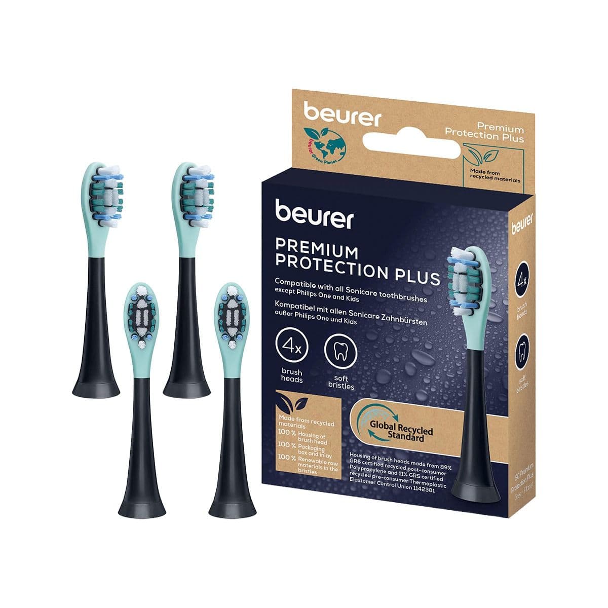 კბილის ელექტრო ჯაგრისის თავი SC Protection Plus 4 ცალი ბოირერი - Beurer