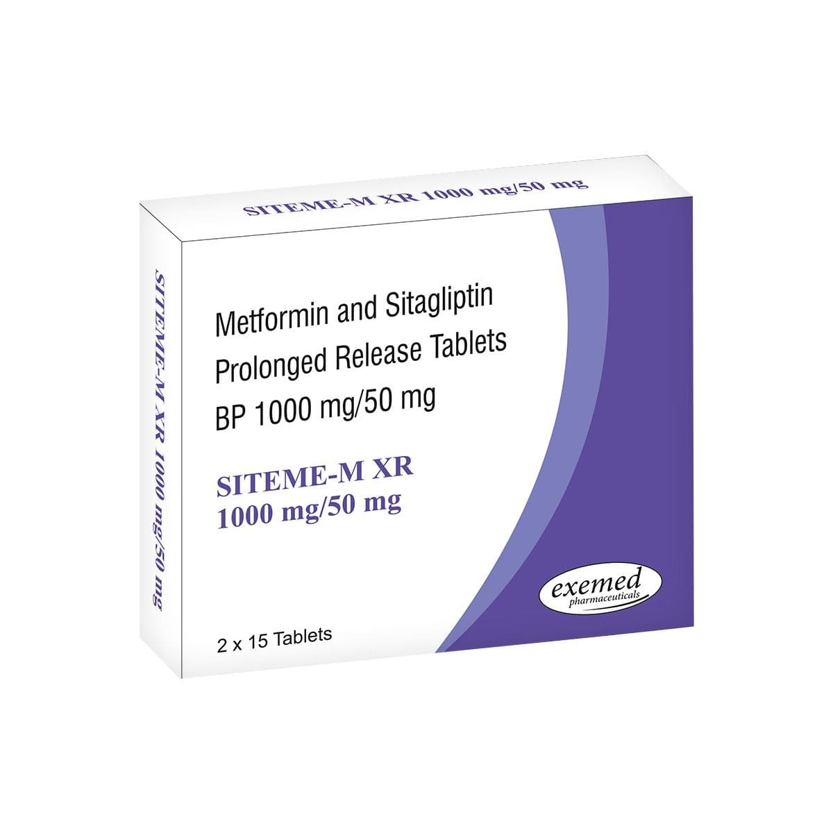 სიტემ-M XR - Siteme-M XR 1000მგ/50მგ 30 ტაბლეტი