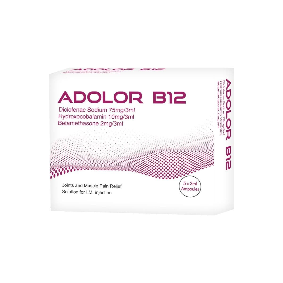 ადოლორი B12 - Adolor B12 3მლ 5 ამპულა