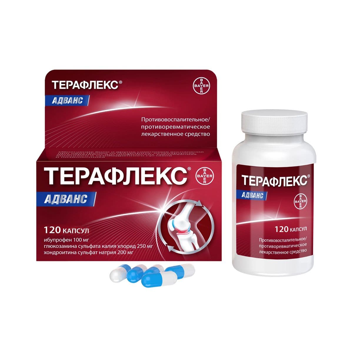 ტერაფლექსი - Teraflex ადვანსი 120 კაფსულა