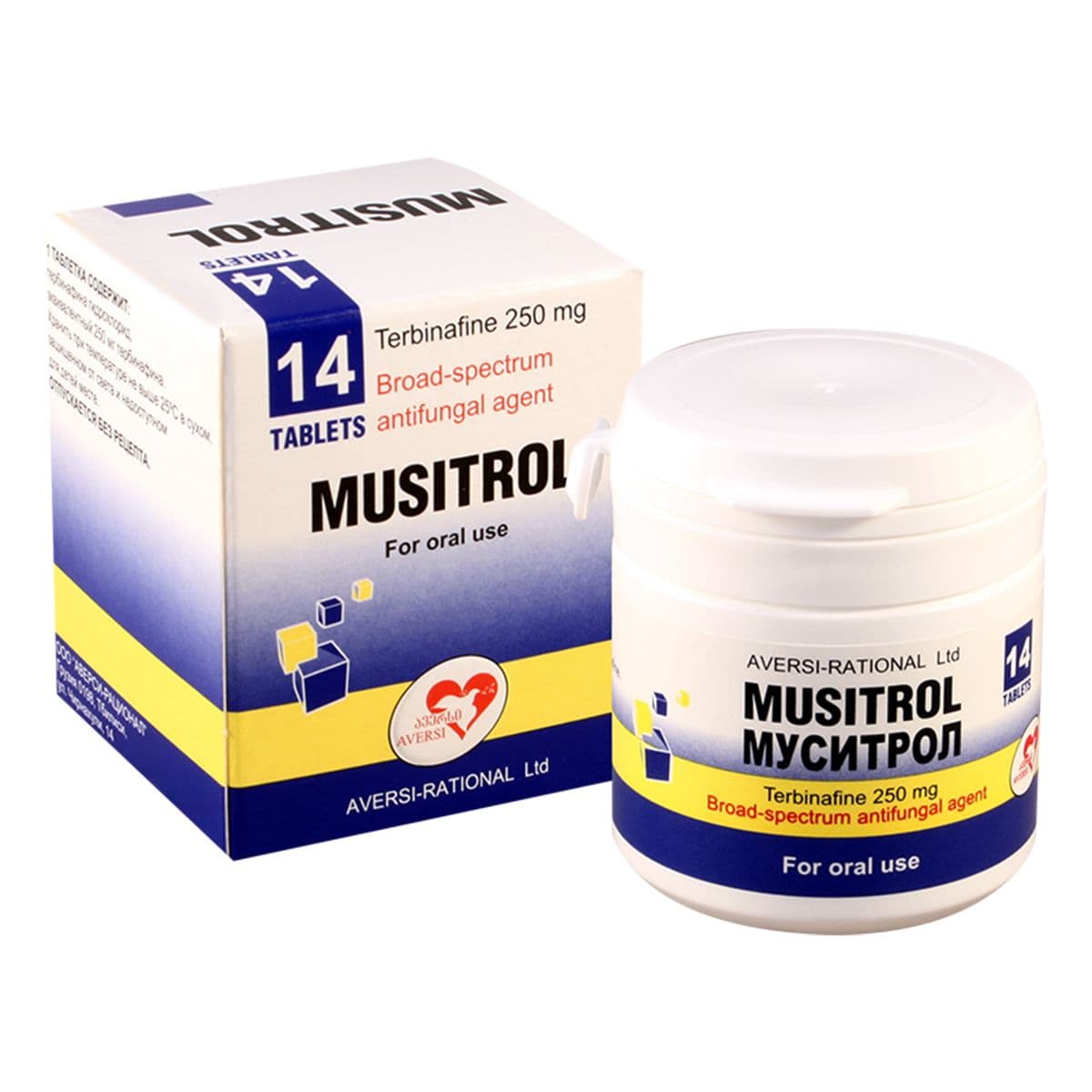 მუსიტროლი - Musitrol 250მგ 14 ტაბლეტი