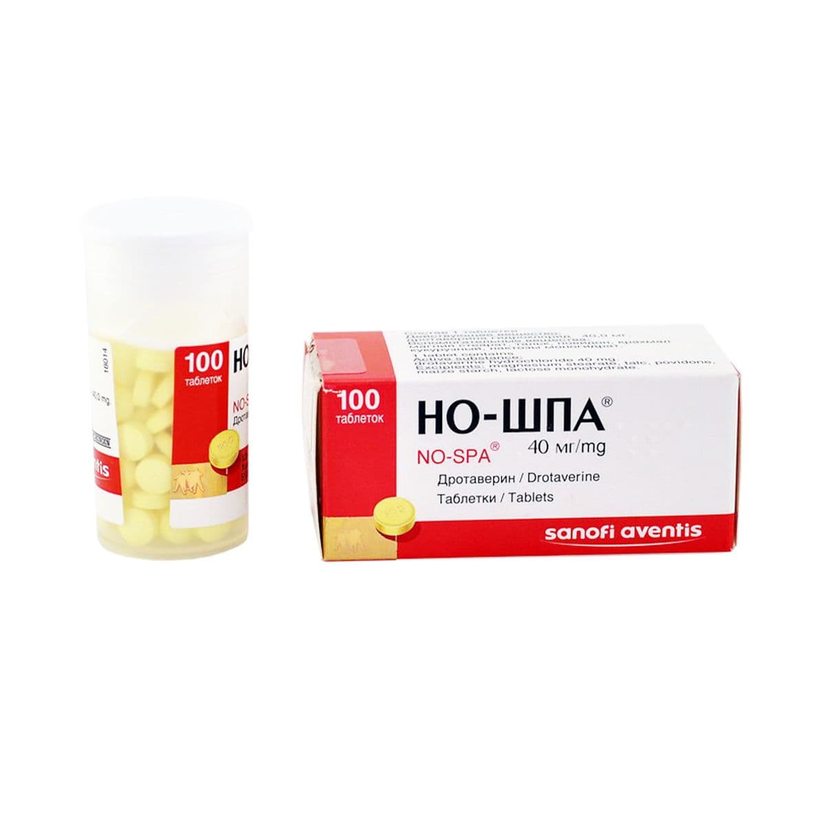 ნოშპა - Nospa 40მგ 100 ტაბლეტი