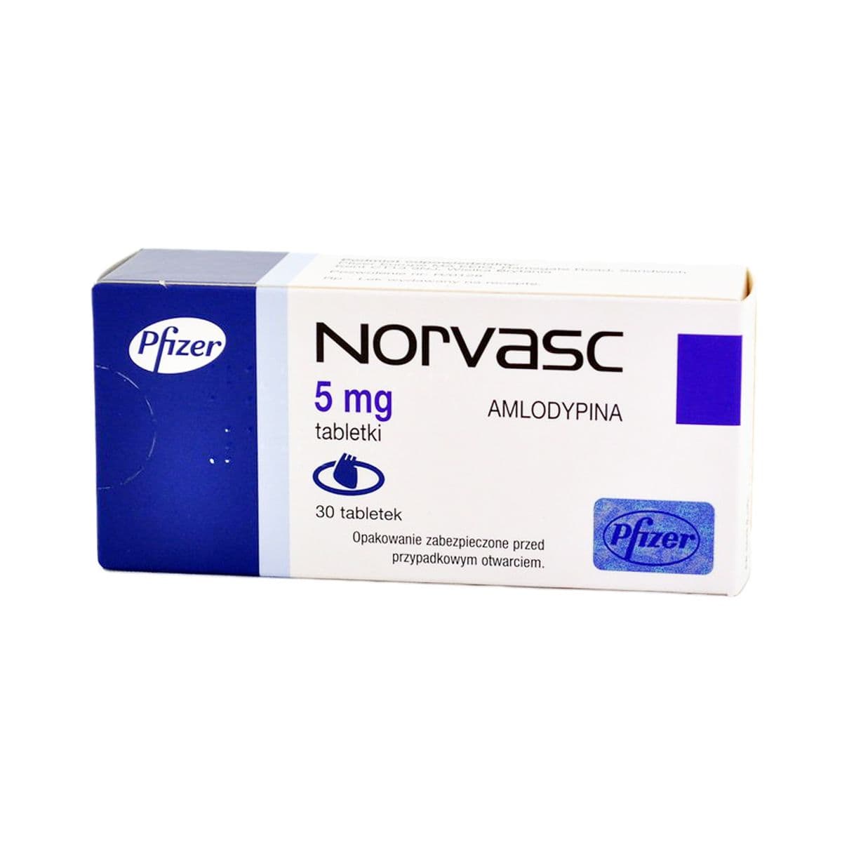 ნორვასკი - Norvasc 5მგ 30 ტაბლეტი