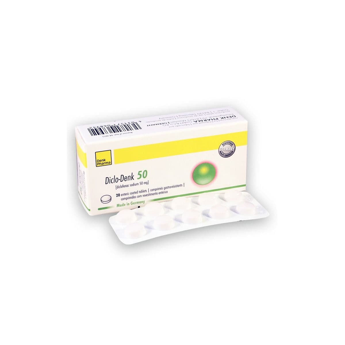 დიკლო-დენკი - Denk - Diclo 50მგ 20 ტაბლეტი