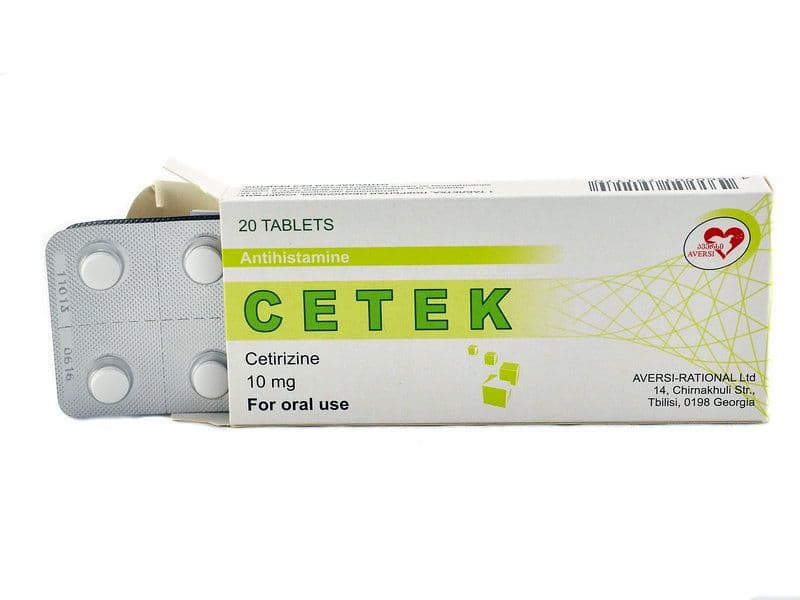 ცეტეკი - Cetek 10მგ 20 ტაბლეტი