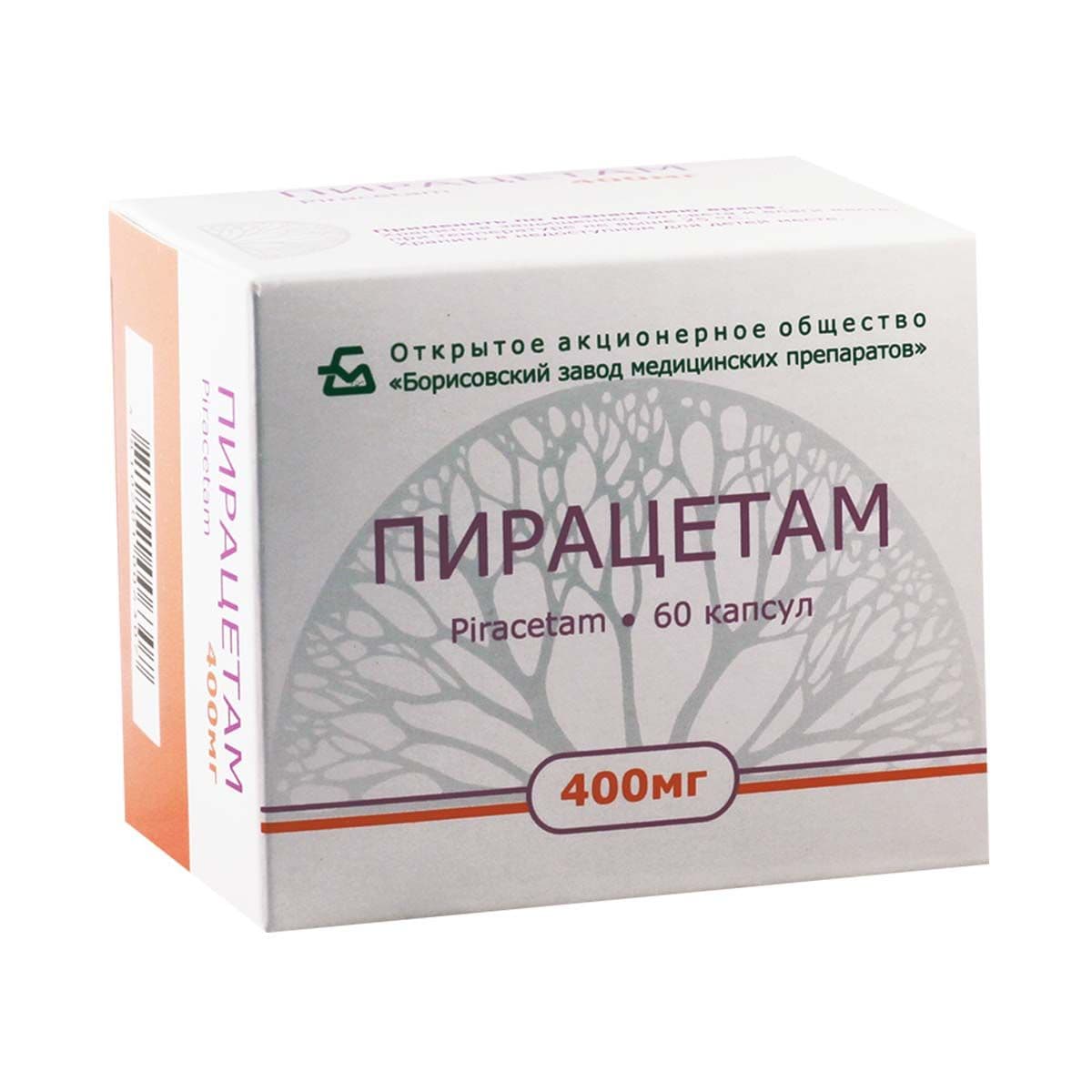 პირაცეტამი - Piracetam 400მგ 60 კაფსულა