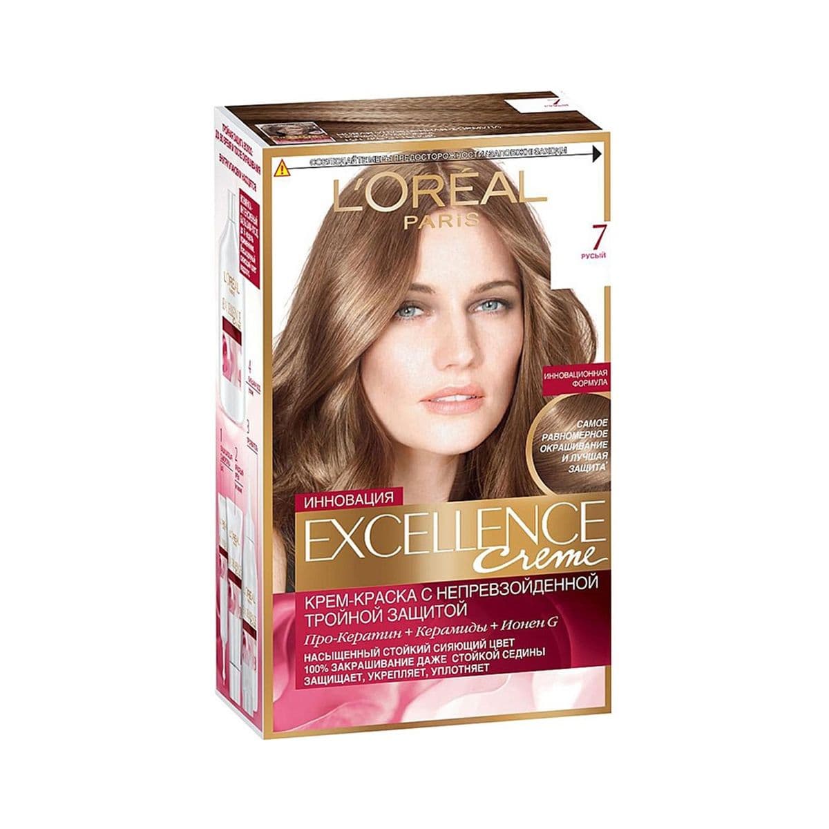 თმის საღებავი Excellence 7 ლორეალი - Loreal