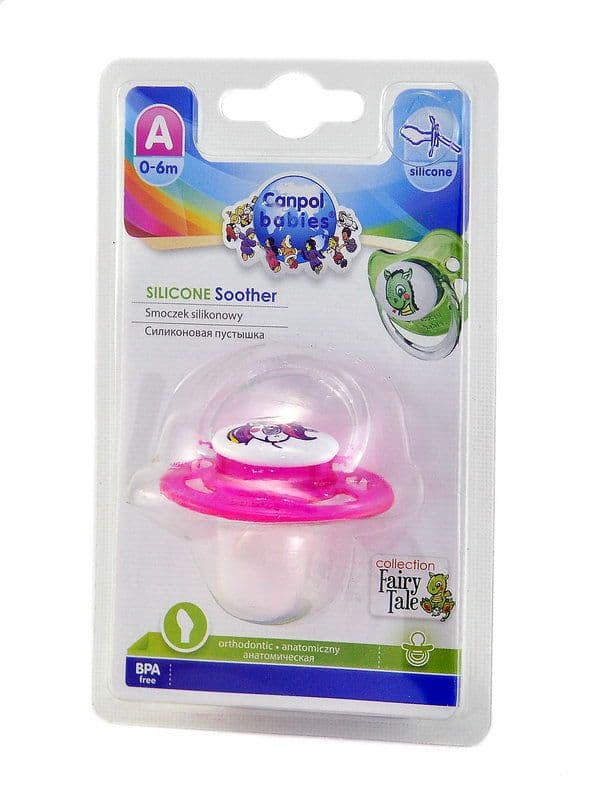 მატყუარა სილიკონის ორთოდონტული საფარი 0-6 თვე 22/504 კანპოლი - Canpol