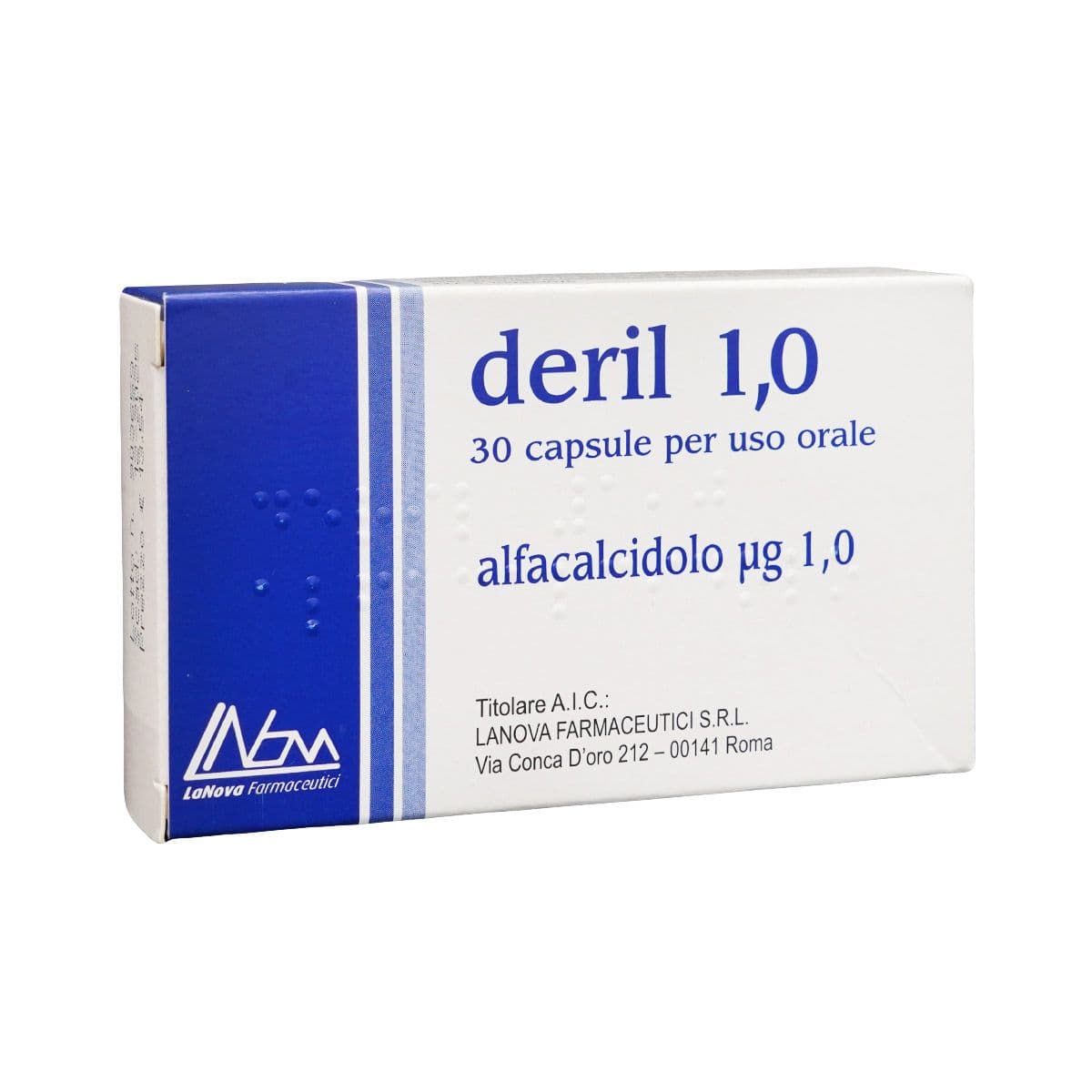 დერილი - Deril 1მკგ 30 კაფსულა