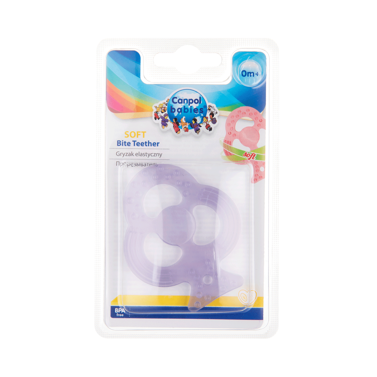 ღრძილების რბილი მასაჟორი გამჭვირვალე 9/501 კანპოლი - Canpol