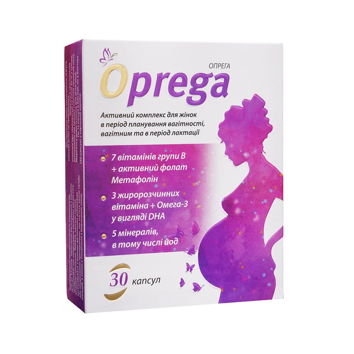 ოპრეგა - Oprega 30 კაფსულა