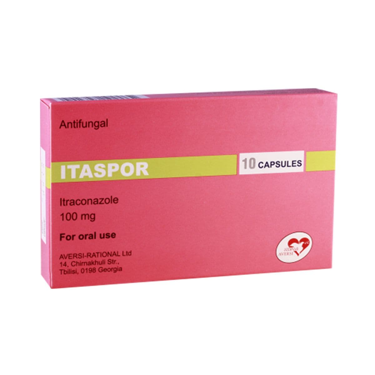 იტასპორი - Itaspor 100მგ 10კაფსულა