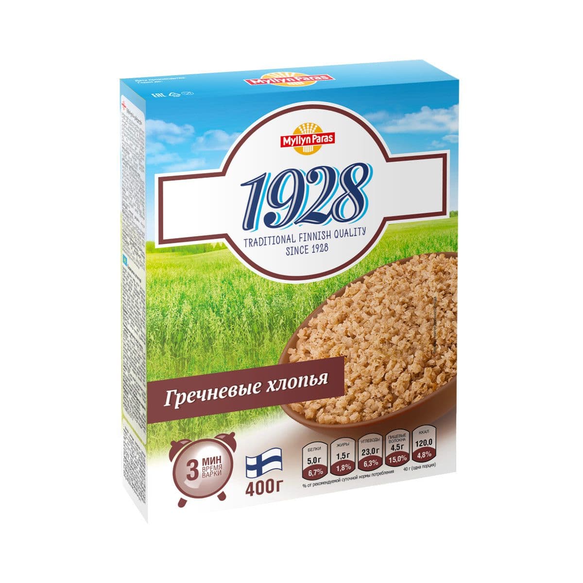 ურძეო ფაფა 1928 წიწიბურა 400გ მილინ პარასი - Myllyn Paras