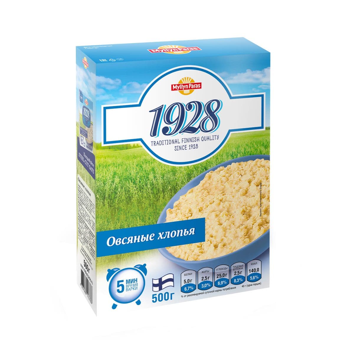 ურძეო ფაფა 1928 შვრიის 500გ 3783 მილინ პარასი - Myllyn Paras