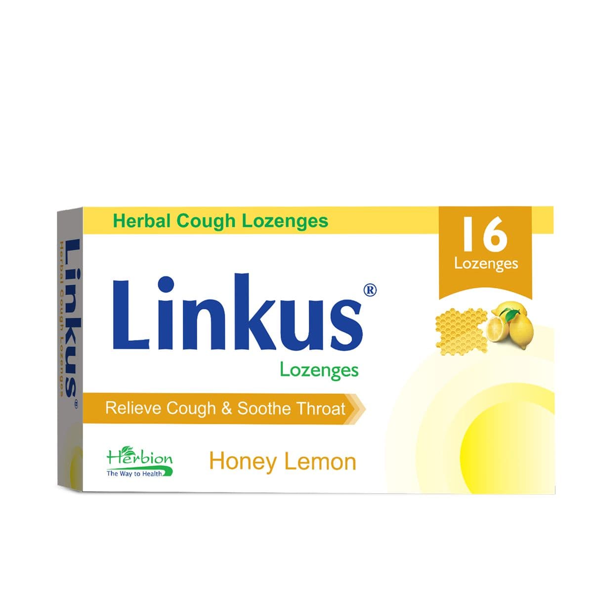 ლინკასი - Linkus თაფლით და ლიმონით 16 საწუწნი ტაბლეტი