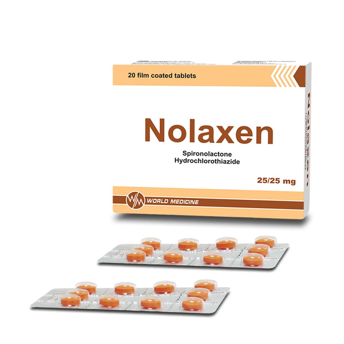 ნოლაქსენი - Nolaxen 25მგ/25მგ 20 ტაბლეტი