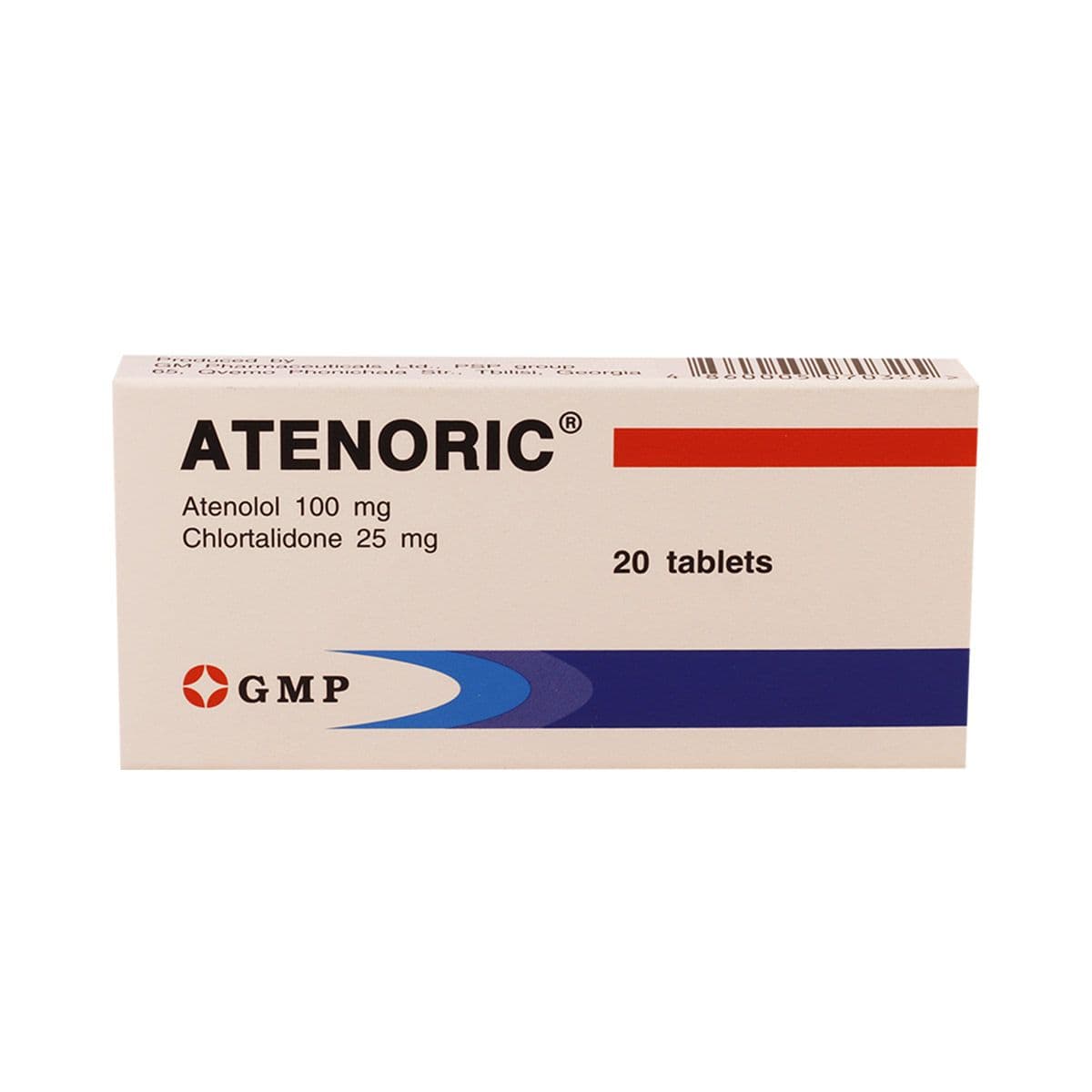 ატენორიკი - Atenoric 0.125 გრამიანი 20 ტაბლეტი