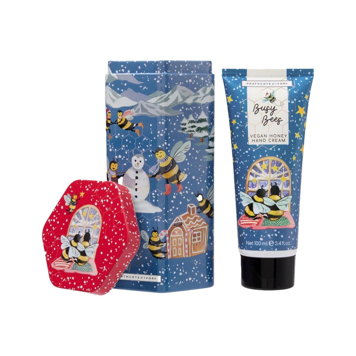 ხელის კრემი ყუთით Busy Bees 100 მლ 8775 ჰესკოტი და აივორი - Heathcote & Ivory