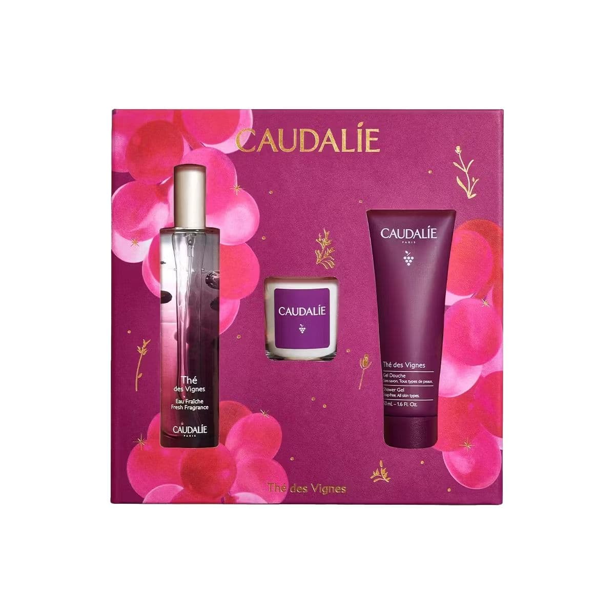 სასაჩუქრე ნაკრები პარფიუმი Des Vignes 2025 5162 კოდალი - Caudalie