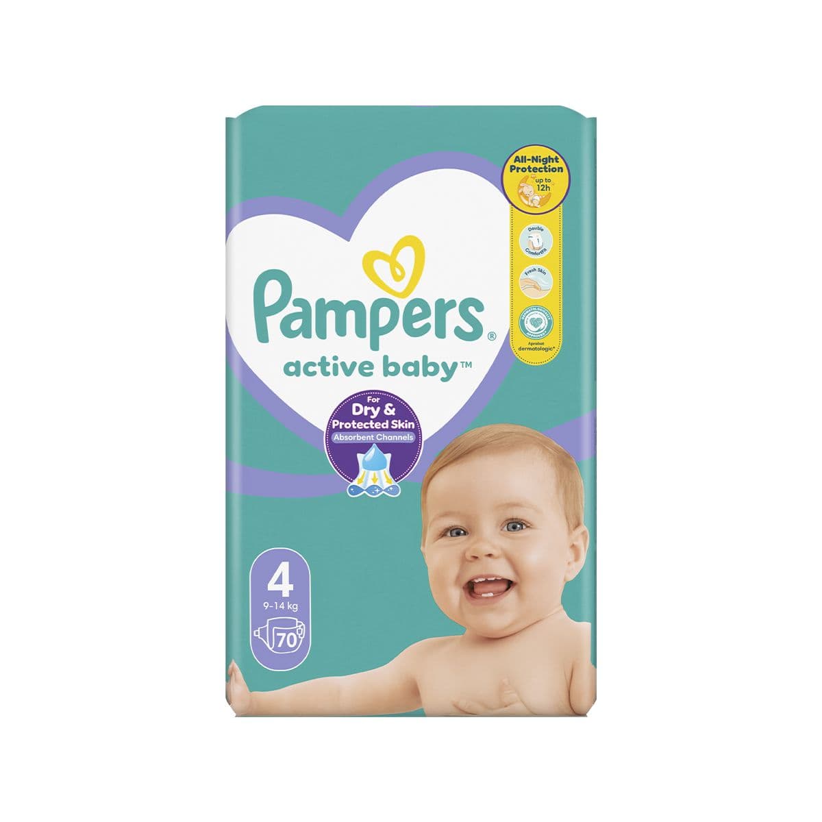 პამპერსი - Pampers ბავშვის საფენი 9-14 კგ 70 ცალი 4769/8250