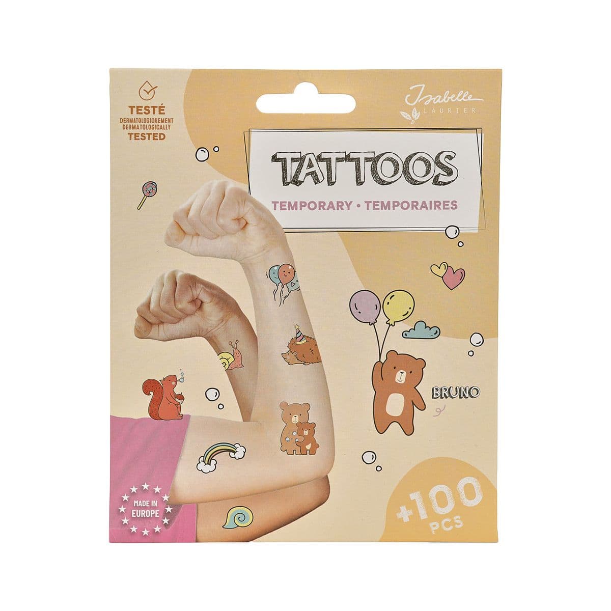 დროებითი ტატუ დათვი 5799 იზაბელ ლაურიერი - Isabelle Laurier