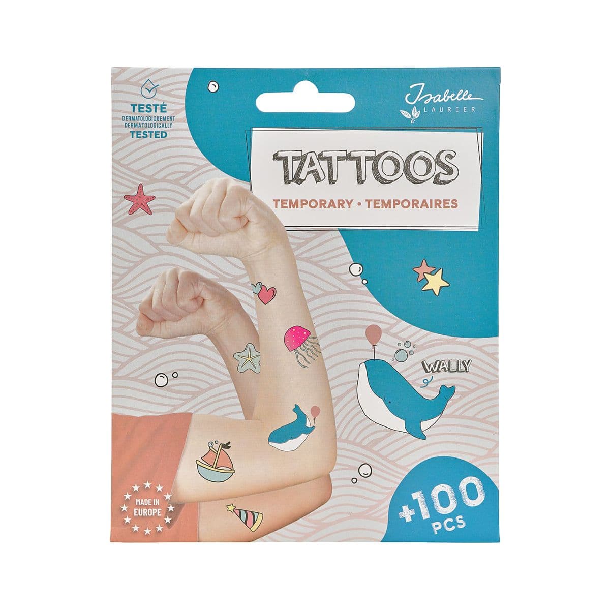 დროებითი ტატუ ვეშაპი 5836 იზაბელ ლაურიერი - Isabelle Laurier