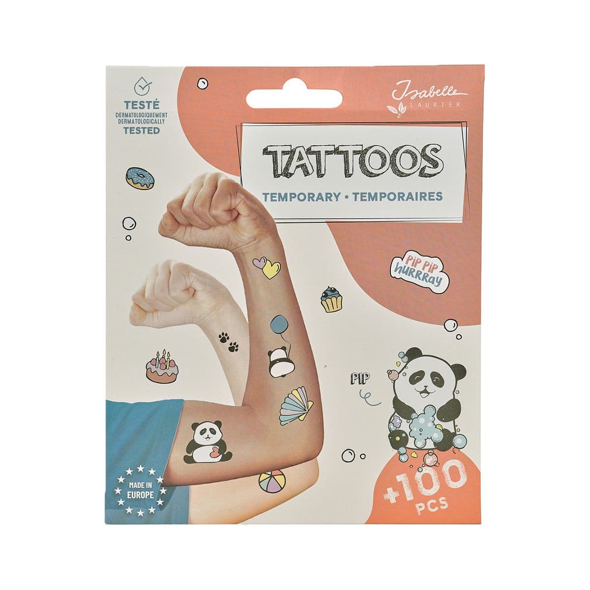 დროებითი ტატუ პანდა 5843 იზაბელ ლაურიერი - Isabelle Laurier