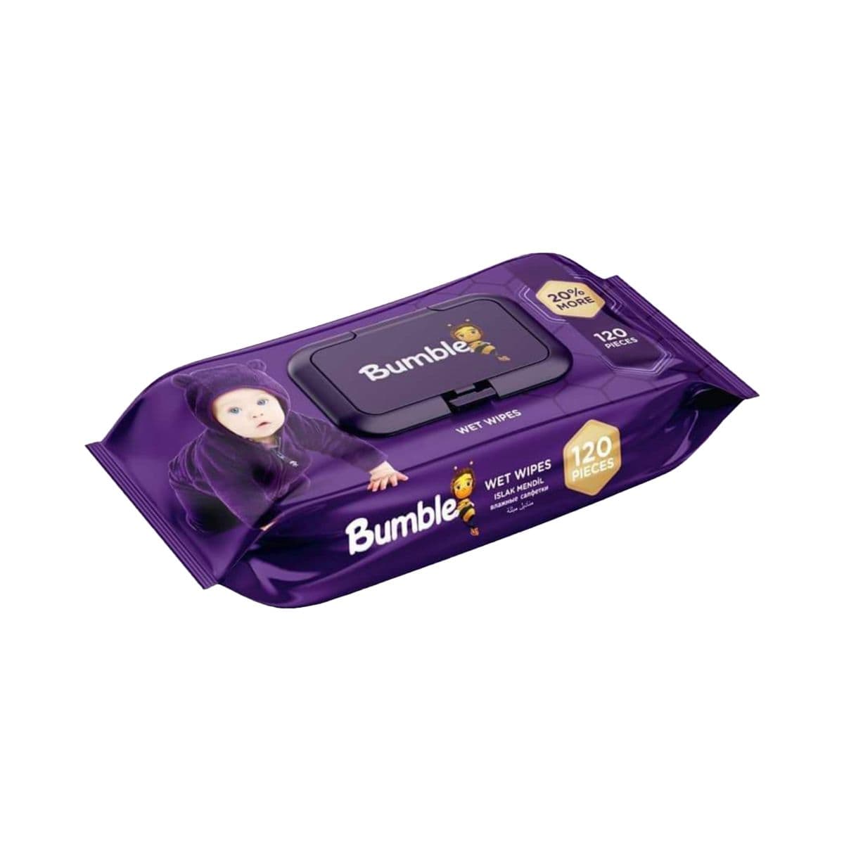 სველი ხელსახოცი 120 ცალი 5575 ბამბლ ბეიბი - Bumble Baby