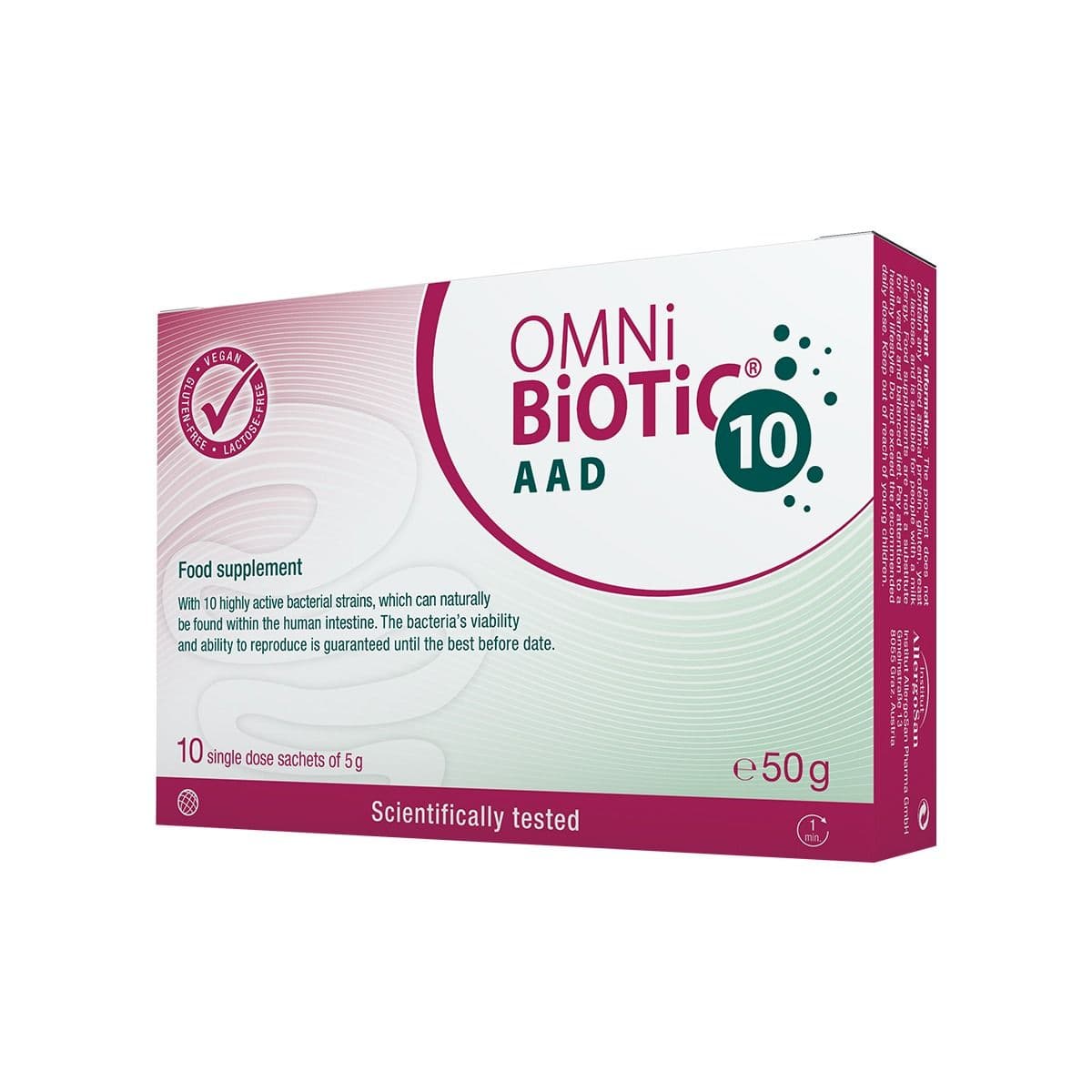 ომნი-ბიოტიკი 10 AAD 5გ 10 საშეტი ალერგოსანი - AllergoSan