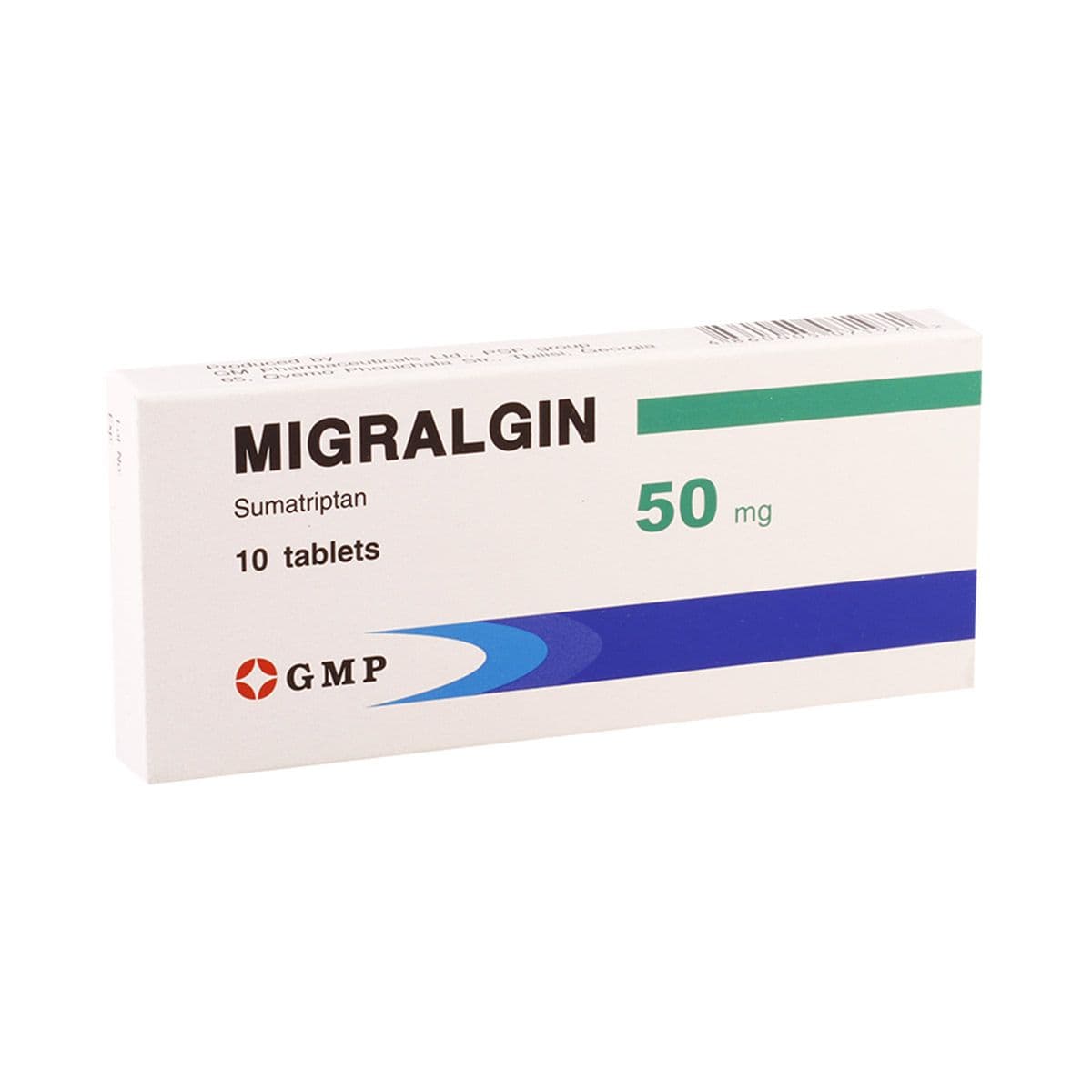 მიგრალგინი - Migralgin 50 მგ 10 ტაბლეტი